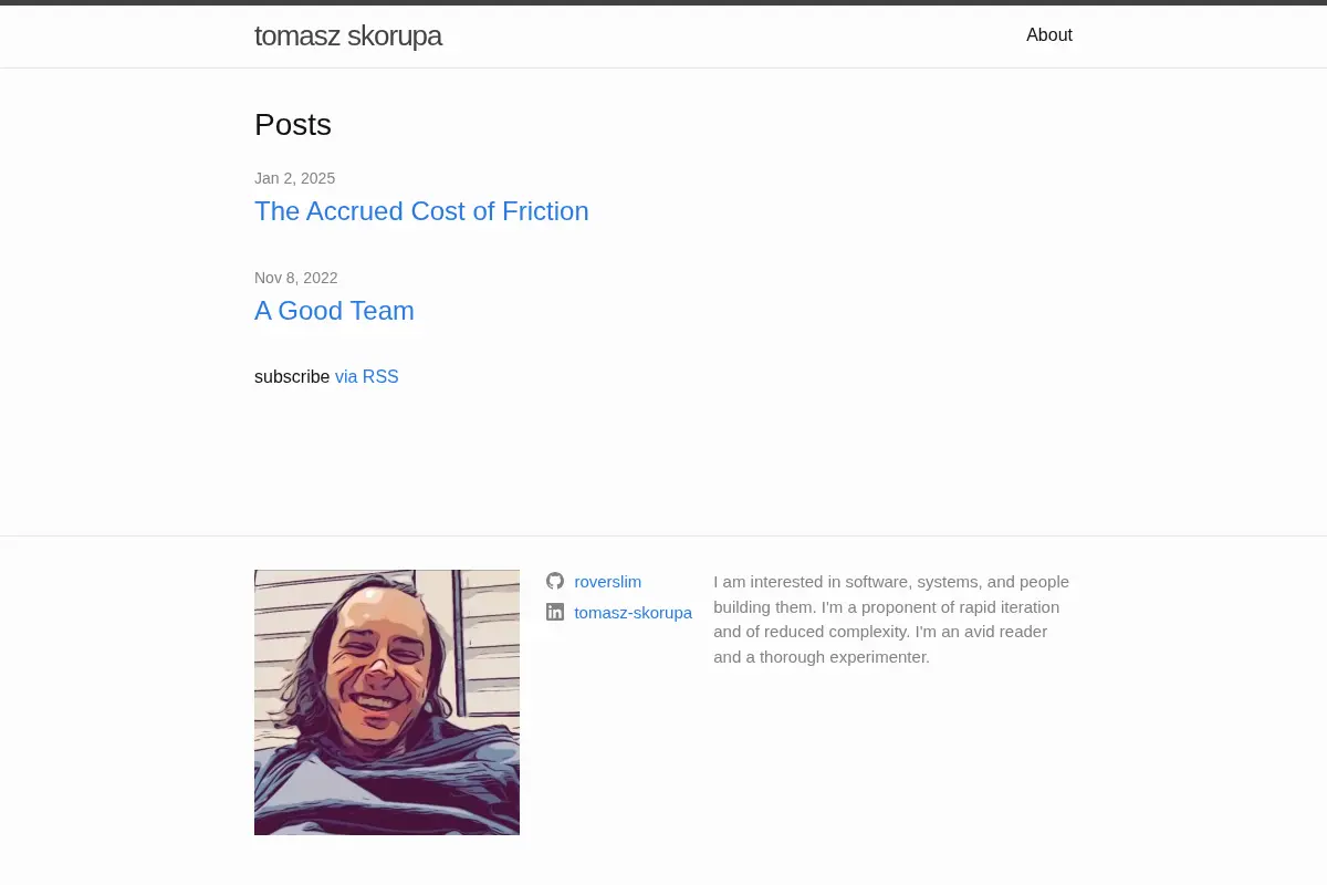 Tomasz Skorupa - Personal Site