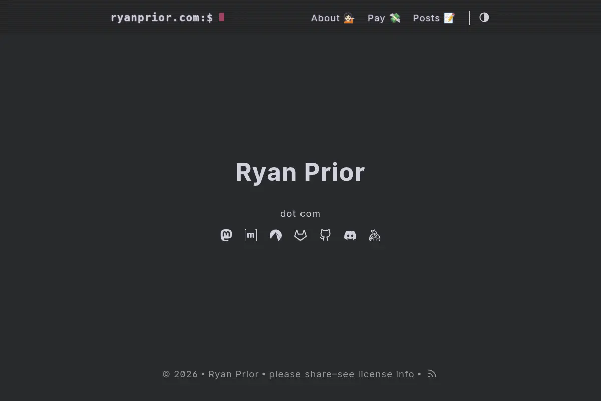 Ryan Prior — dot com