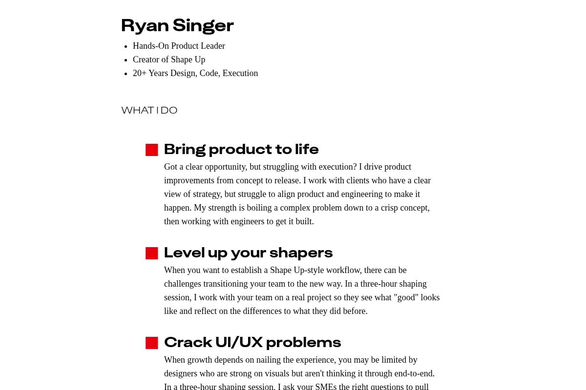 Ryan Singer