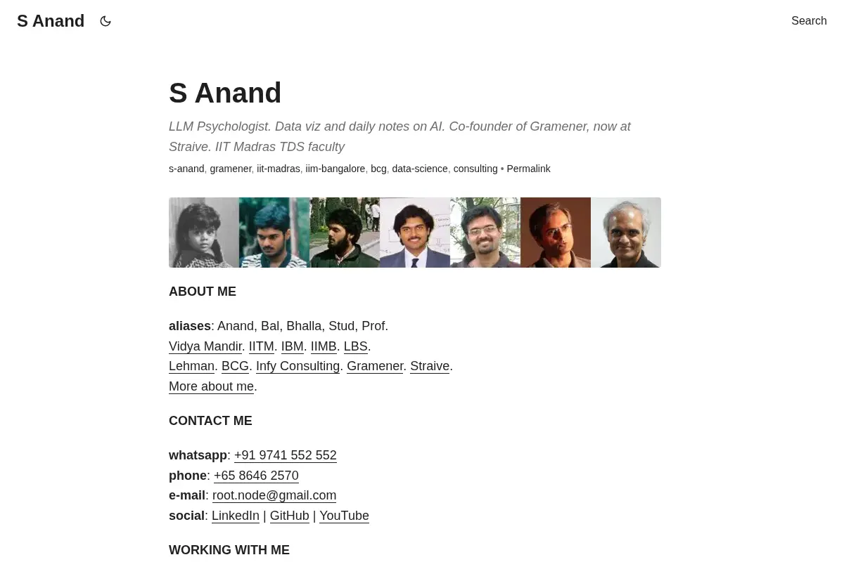 S Anand
