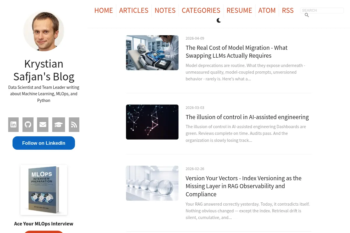 Krystian Safjan's Blog