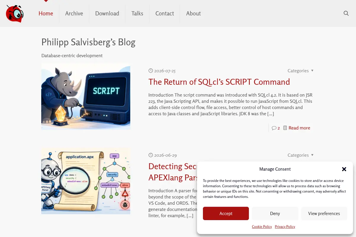 Philipp Salvisberg's Blog