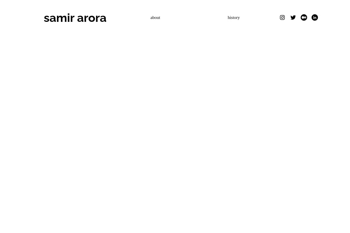 Samir Arora — Official Site