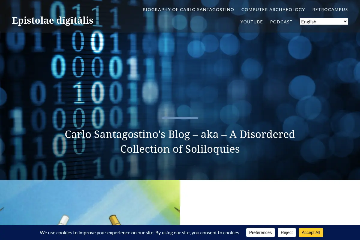 Il Blog di Carlo Santagostino
