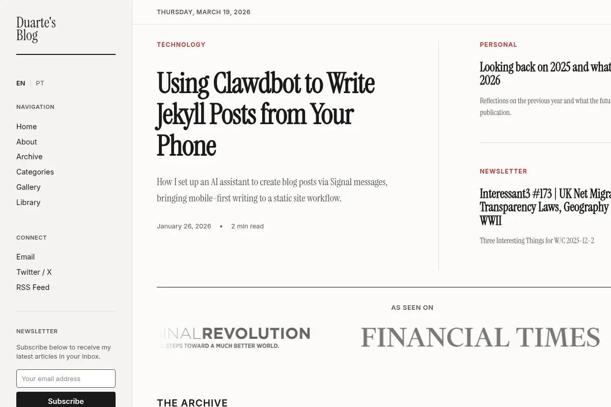 Duarte's Blog