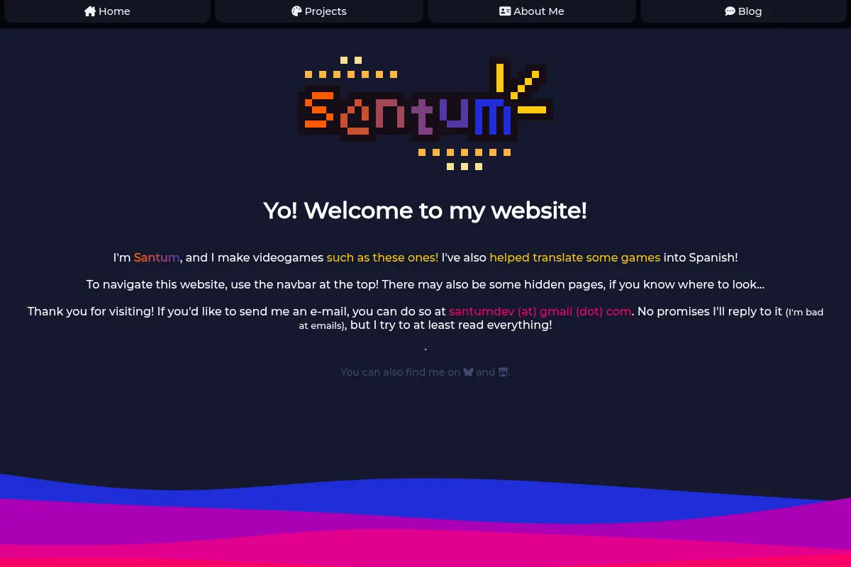 Santum's Website!