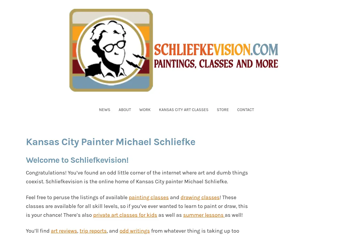 Kansas City Painter Michael Schliefke: Paintings, Art Classes