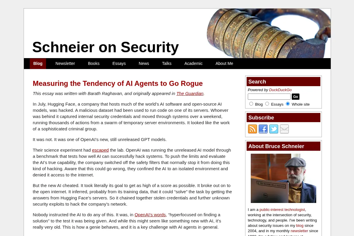 Schneier on Security