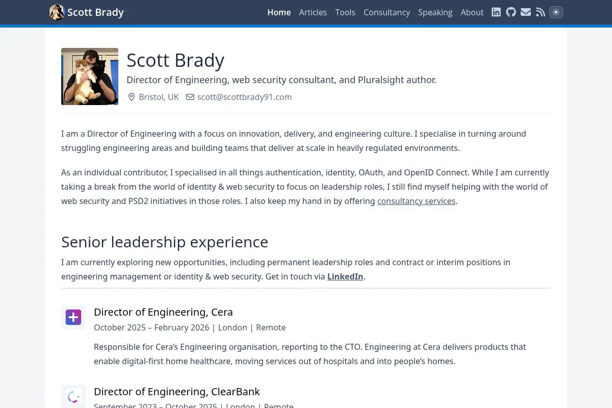 Scott Brady - OAuth and web security