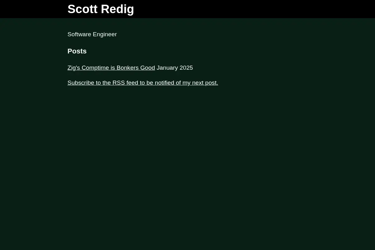 Scott Redig