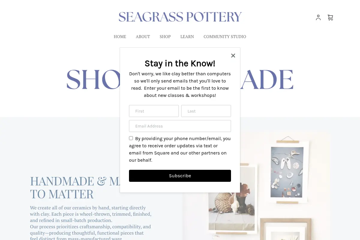 Seagrass Pottery