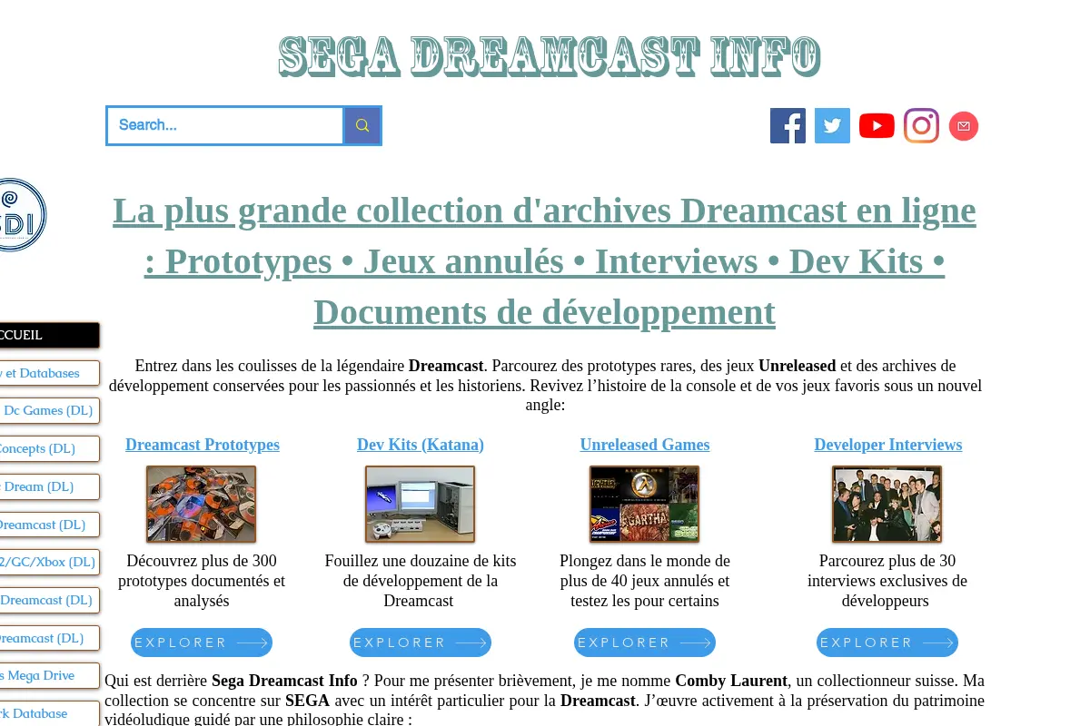 Sega Dreamcast Info