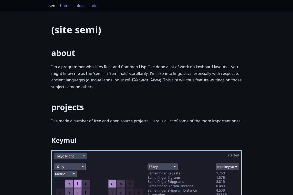 semi's site