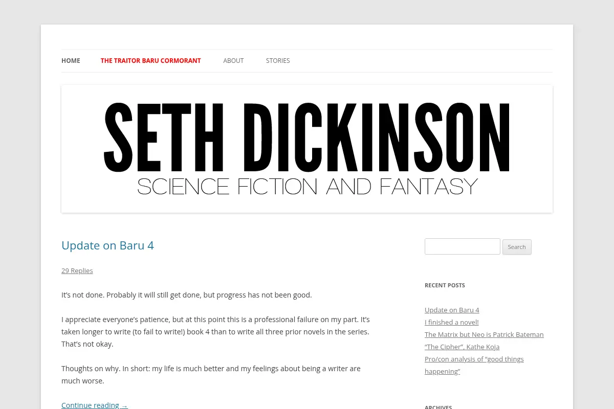 Seth Dickinson