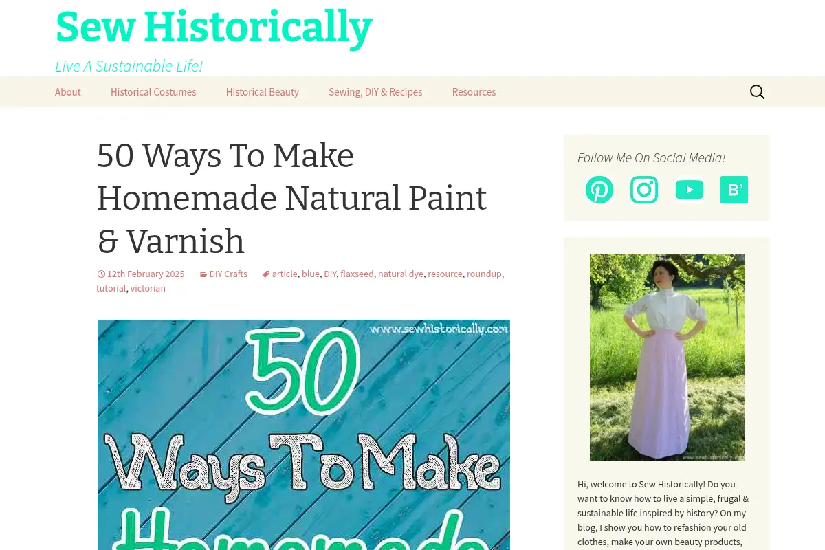 Sew Historically