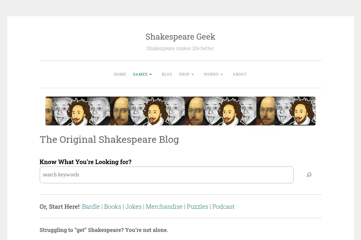 Shakespeare Geek