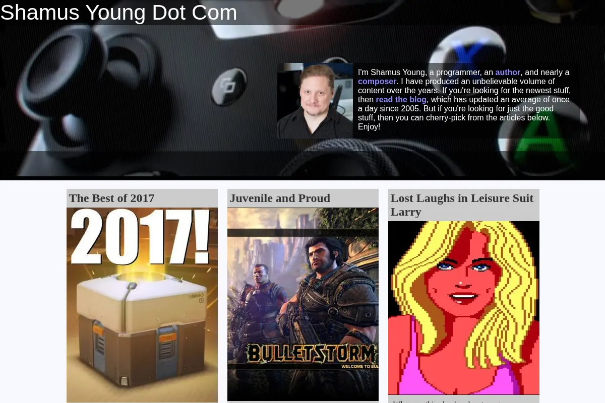 Shamus Young Dot Com