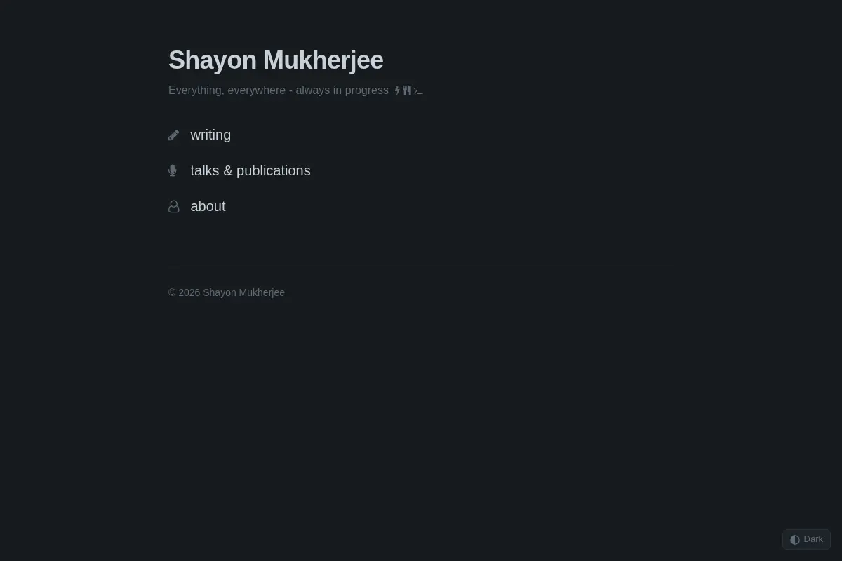 Shayon Mukherjee