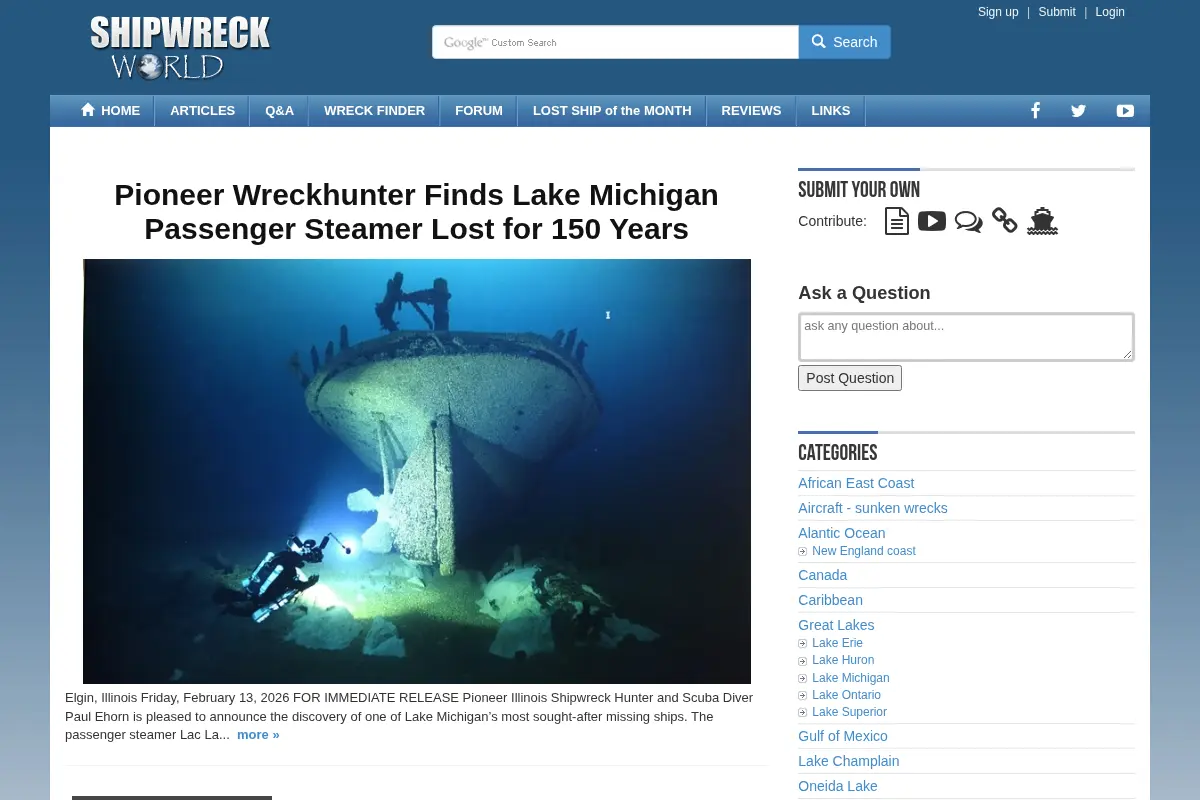 Shipwreck World