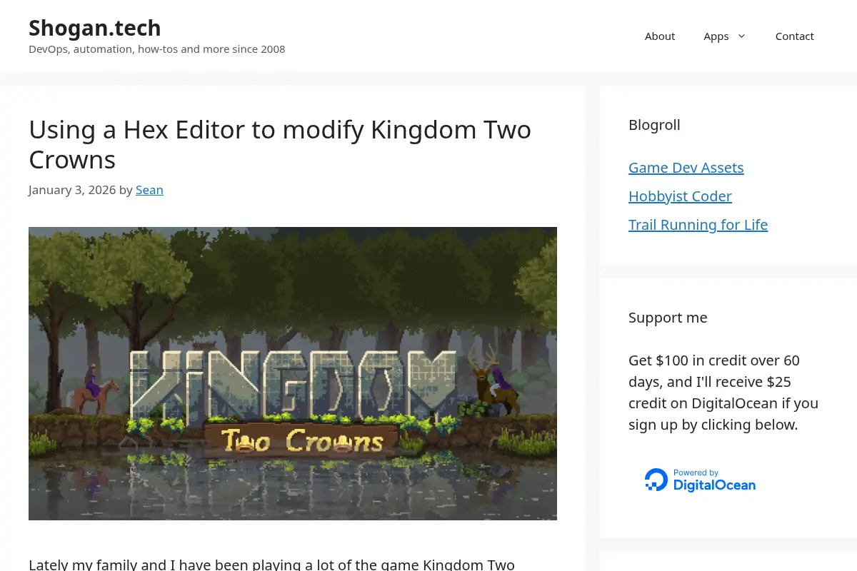 Shogan.tech - DevOps, automation, how-tos and more since 2008