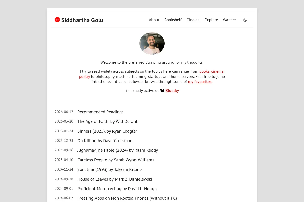 Siddhartha Golu
