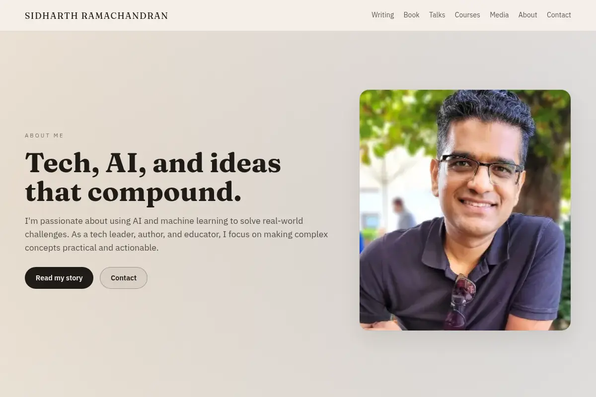 Home | Sidharth Ramachandran