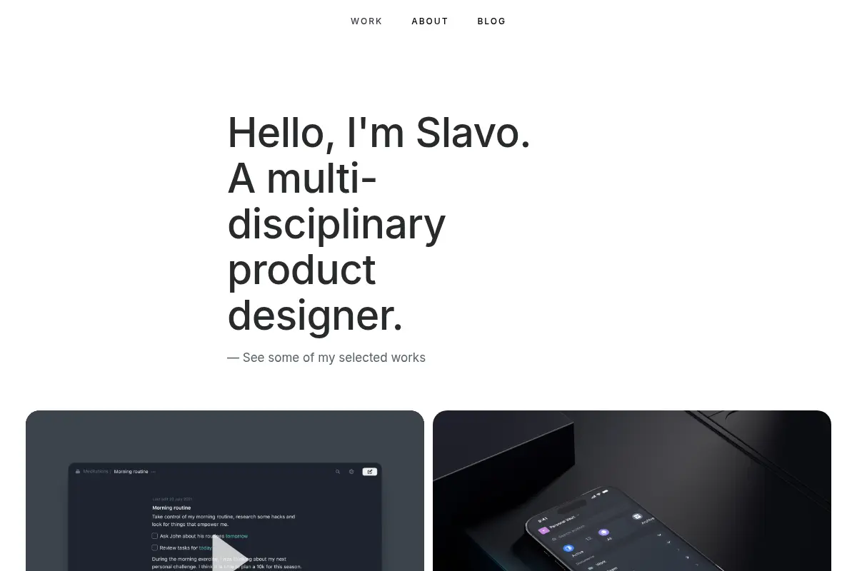 Slavo Glinsky's Portfolio