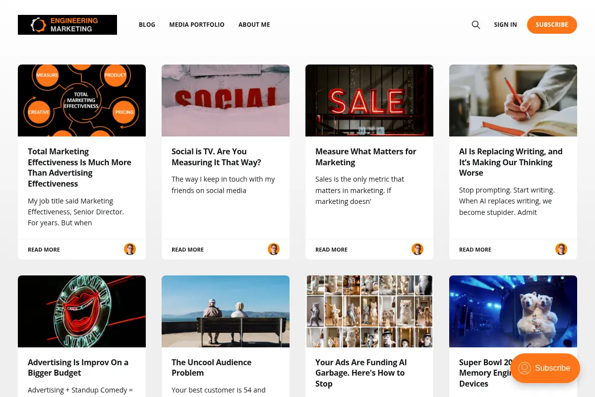 The Engineering Marketing blog