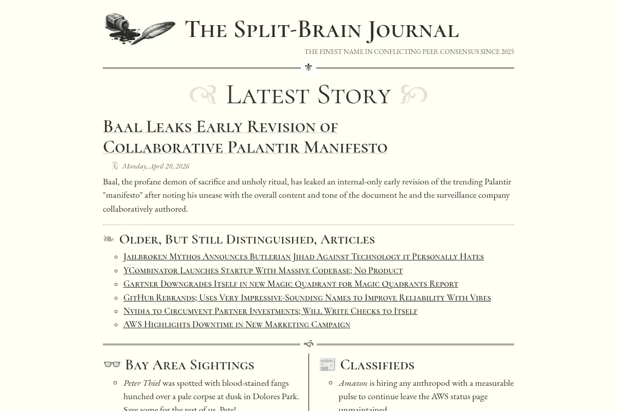 The Split-Brain Journal