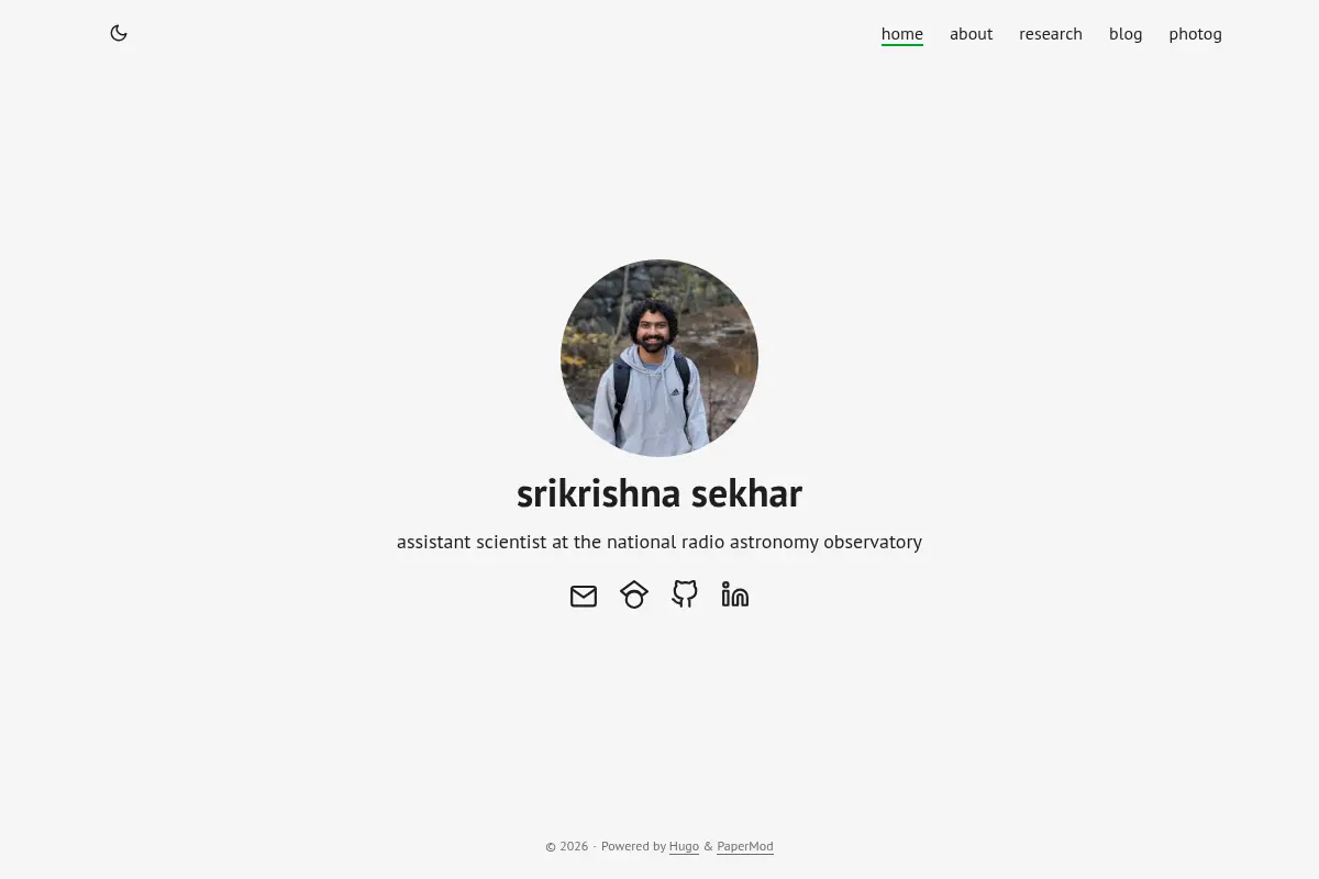 Sri Krishna Sekhar's Internet Nook