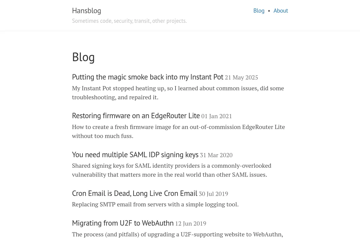 Hansblog