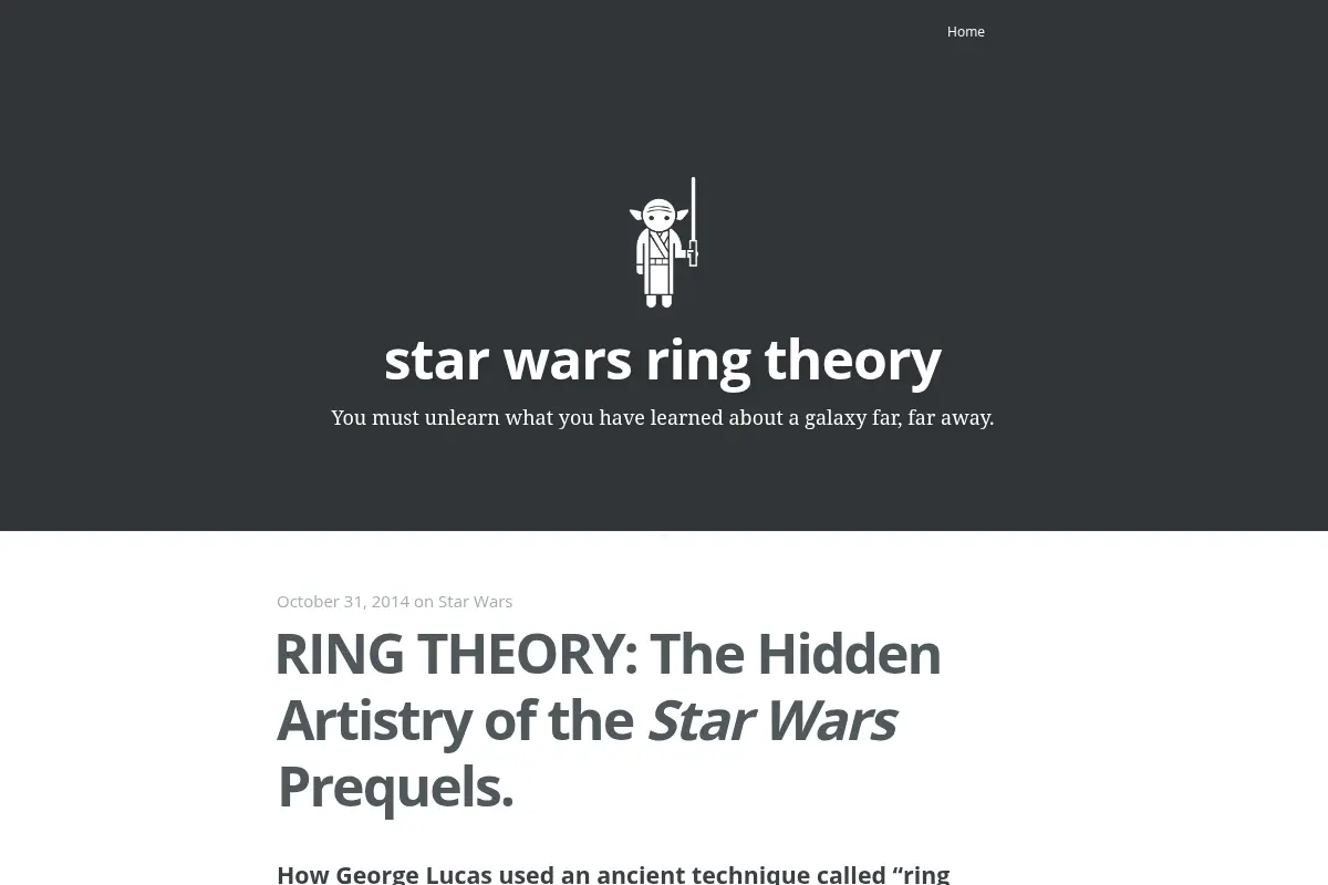 Star Wars Ring Theory