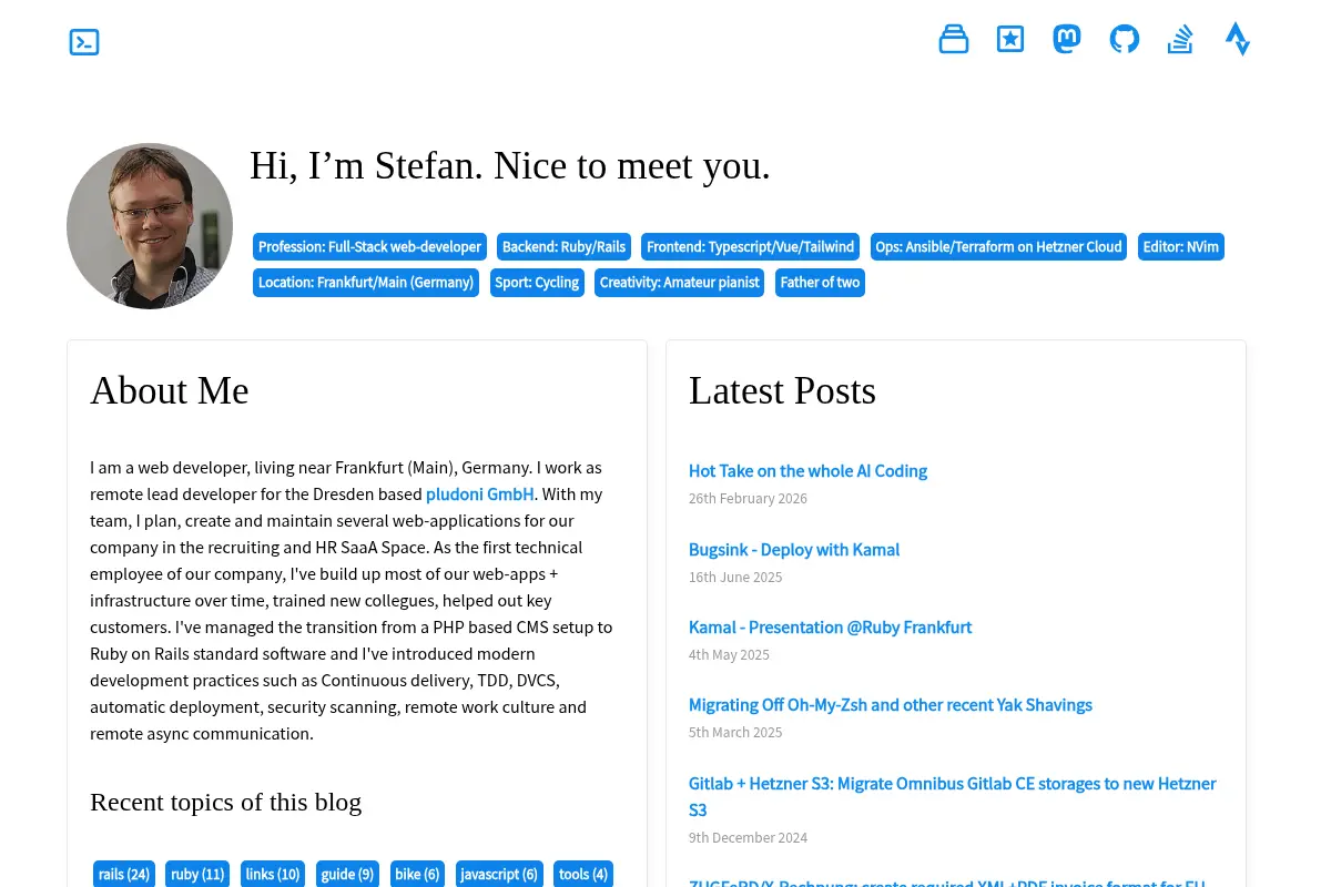 Stefan Wienert's Blog