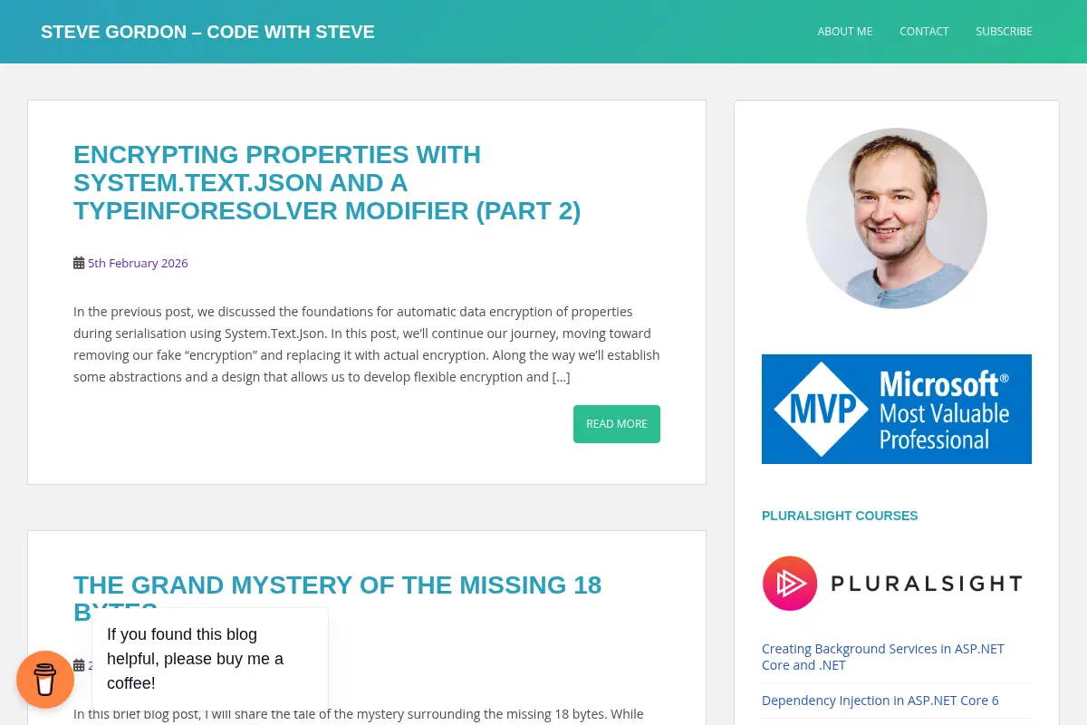 Steve Gordon - Code with Steve