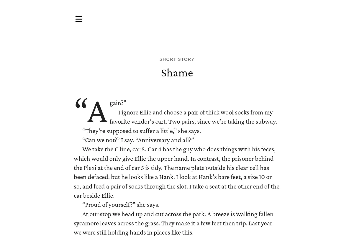 Stories & Novels