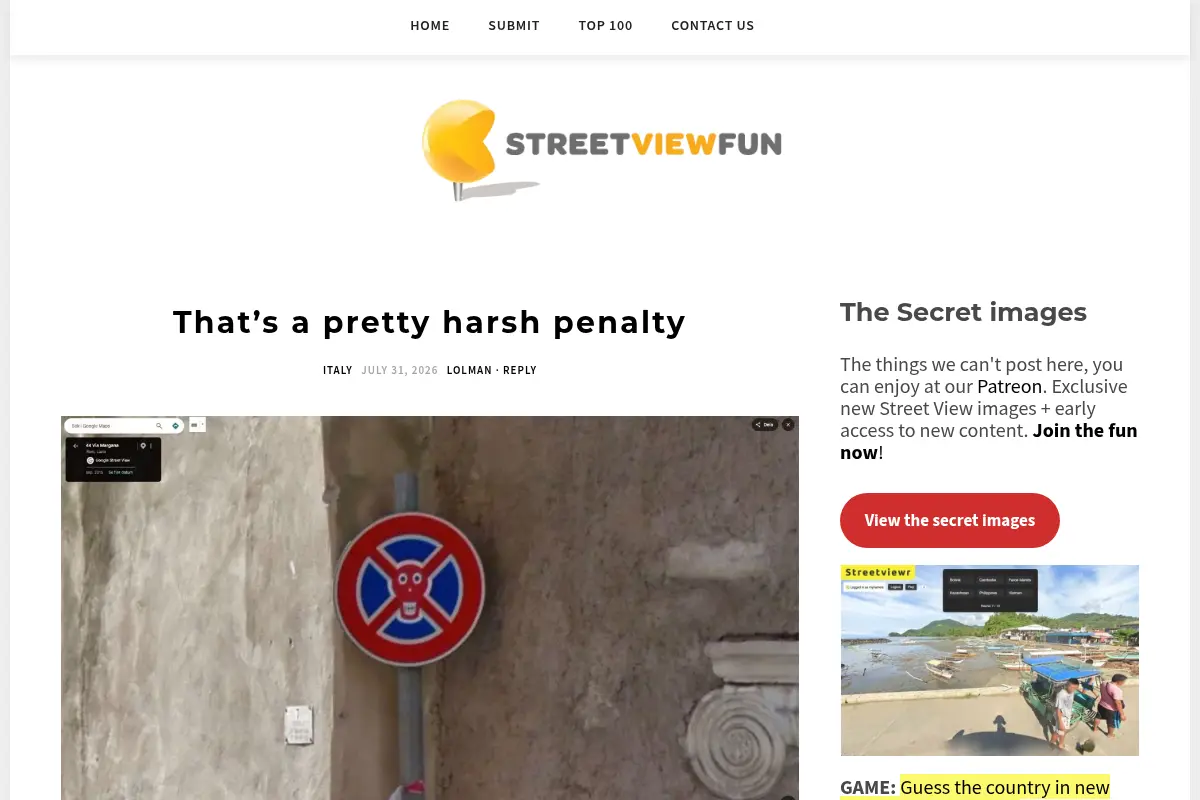 STREETVIEWFUN - Funny Google Maps Street View