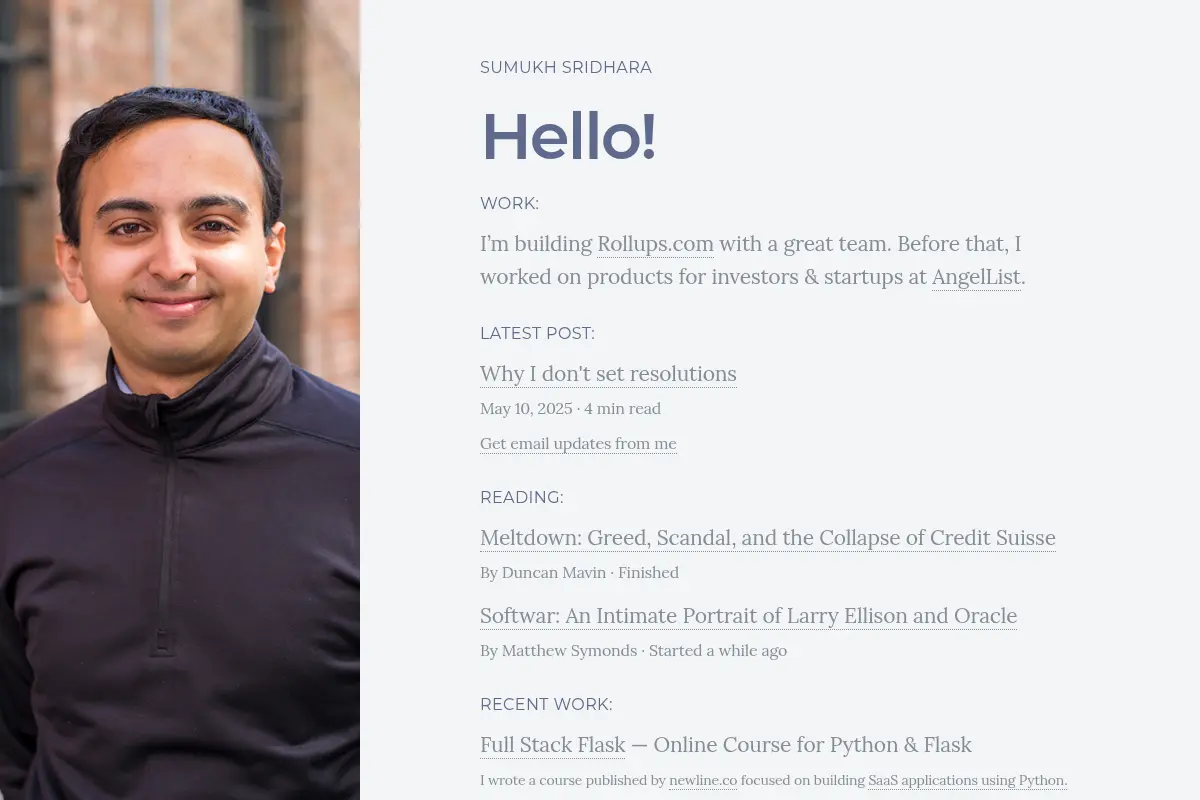 Sumukh Sridhara