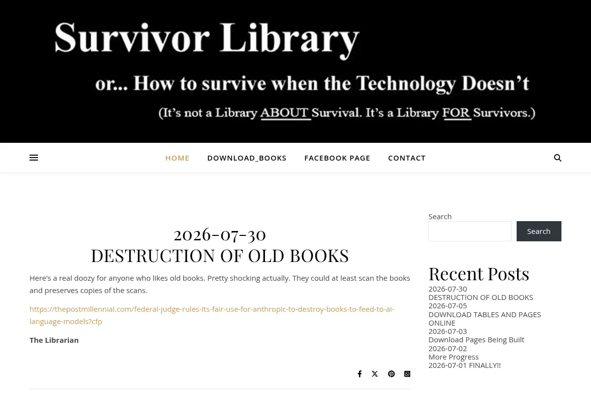 Survivor Library
