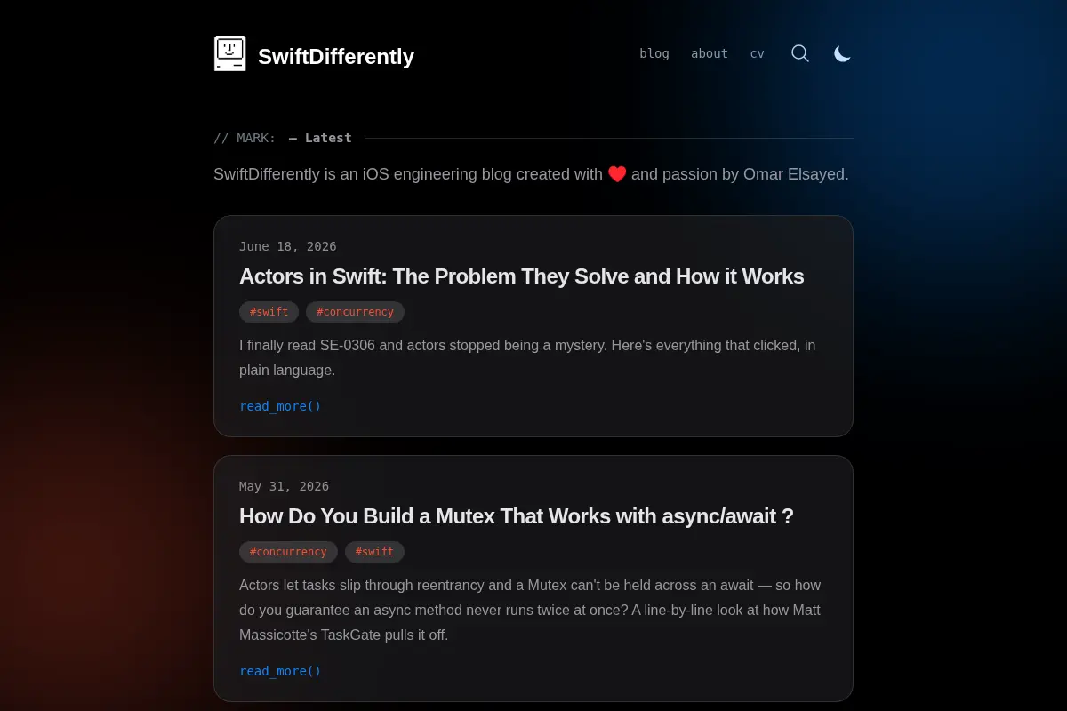 SwiftDifferently