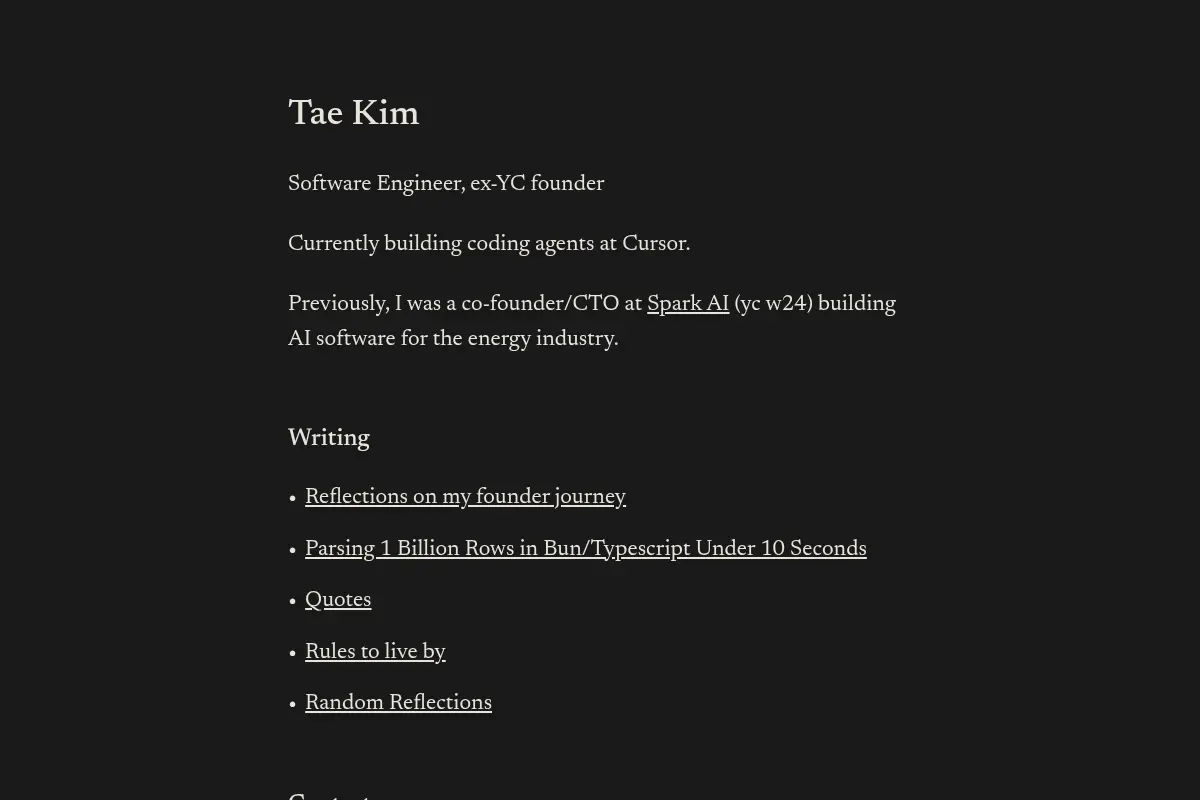 Tae Kim