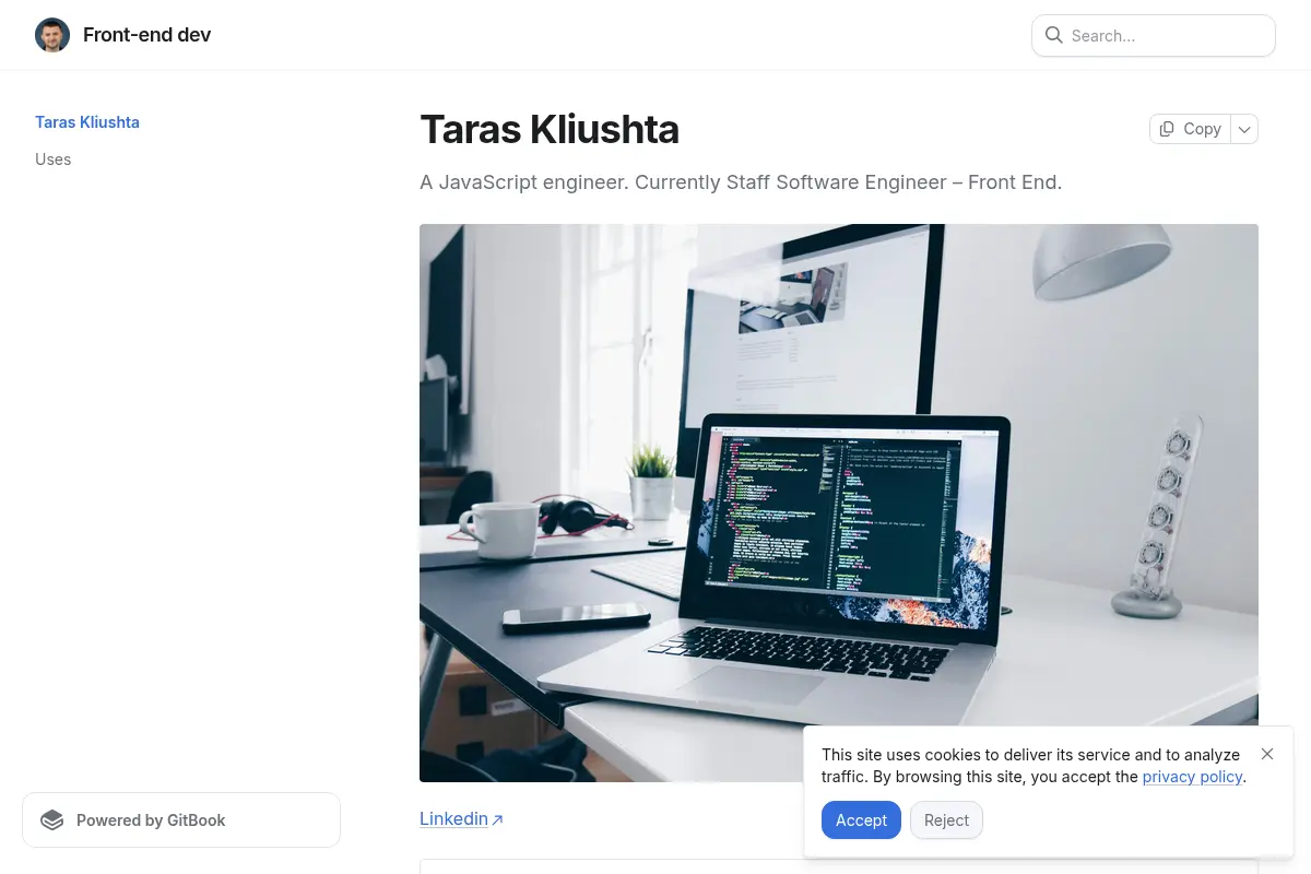 Taras Kliushta | Front-end dev