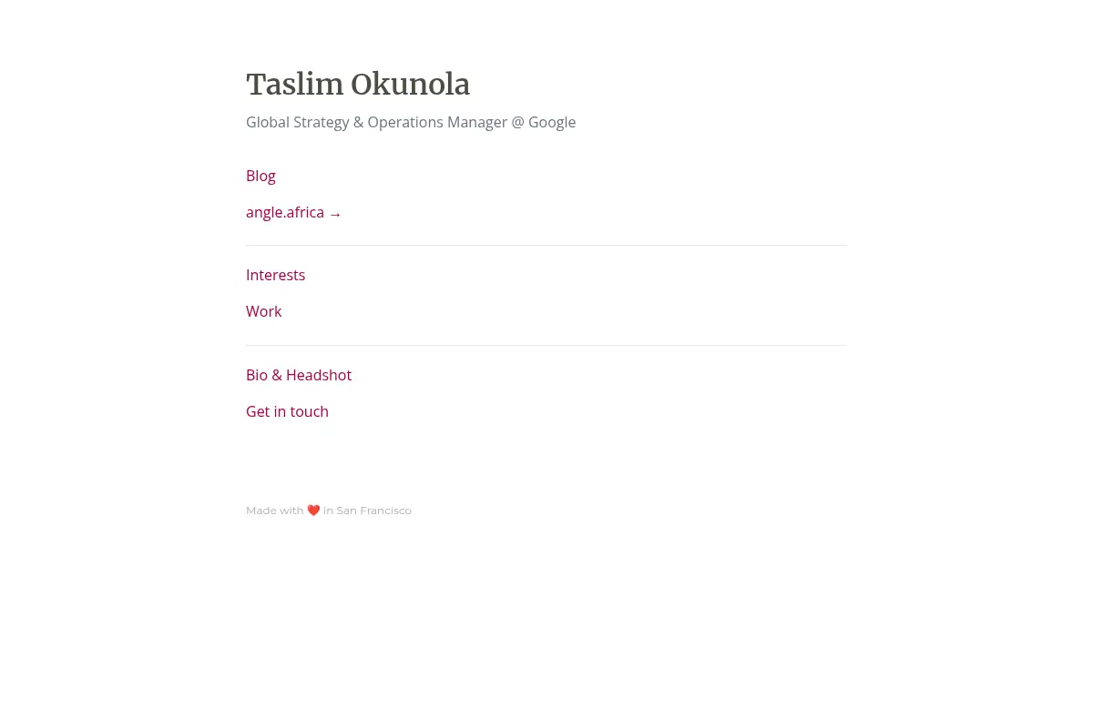 Taslim Okunola - Product | Strategy | Marketing