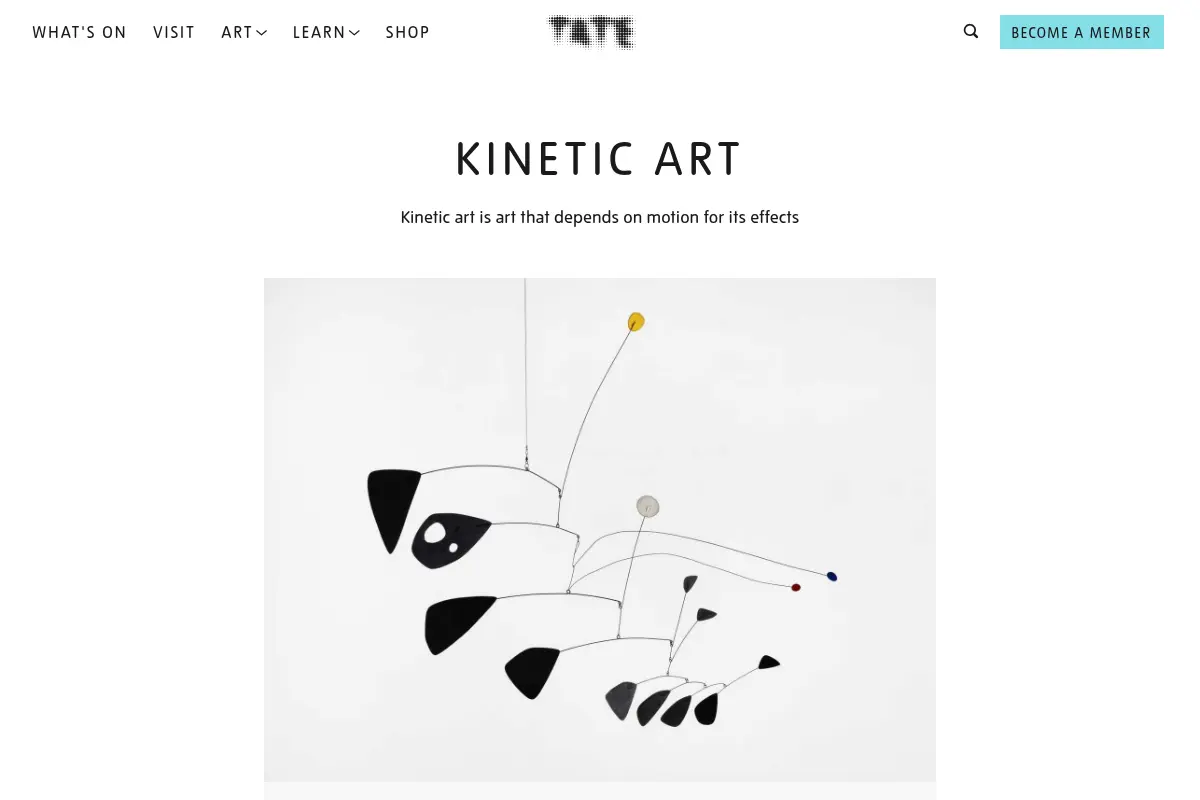 Kinetic art | Tate