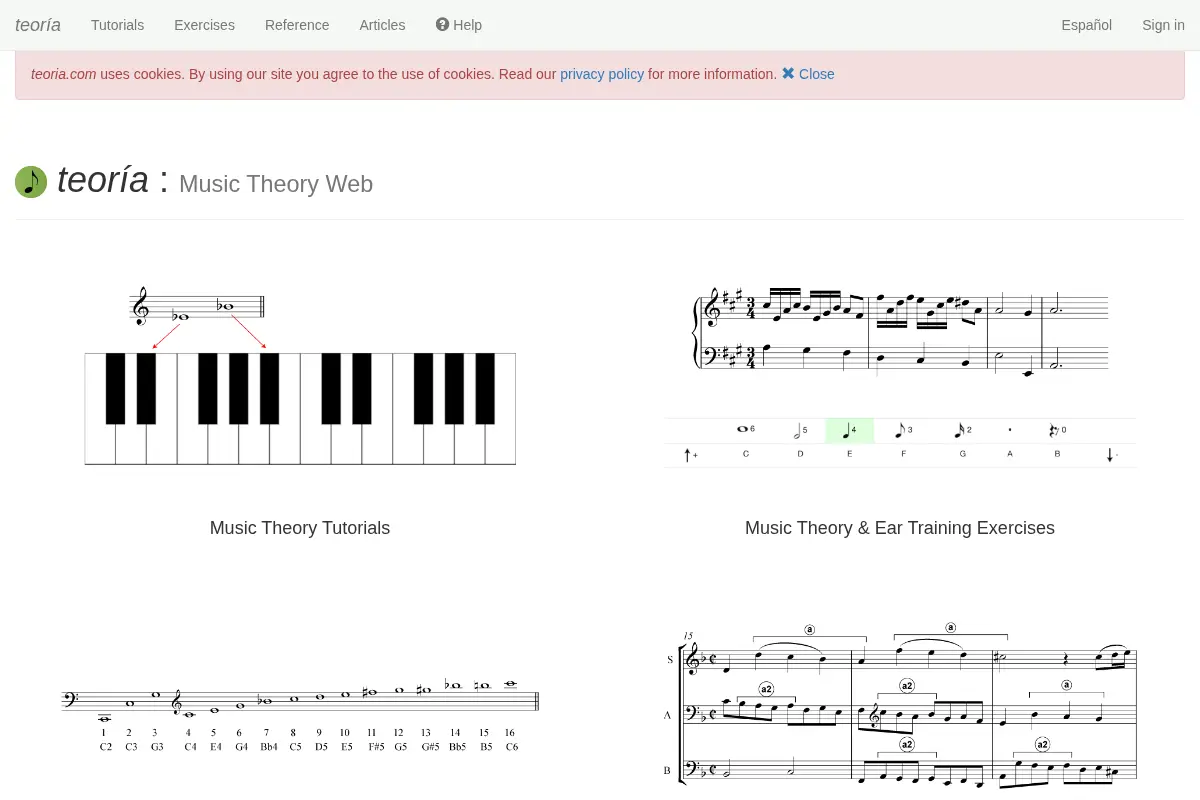 teoria : Music Theory Web