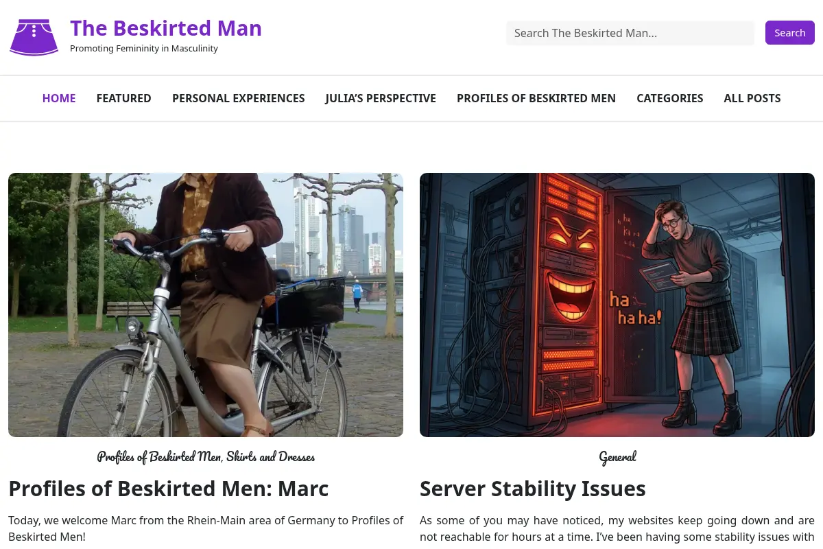 The Beskirted Man