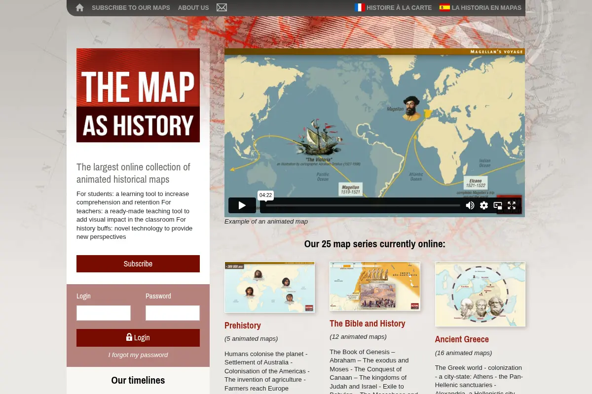 The map as history: a multimedia atlas