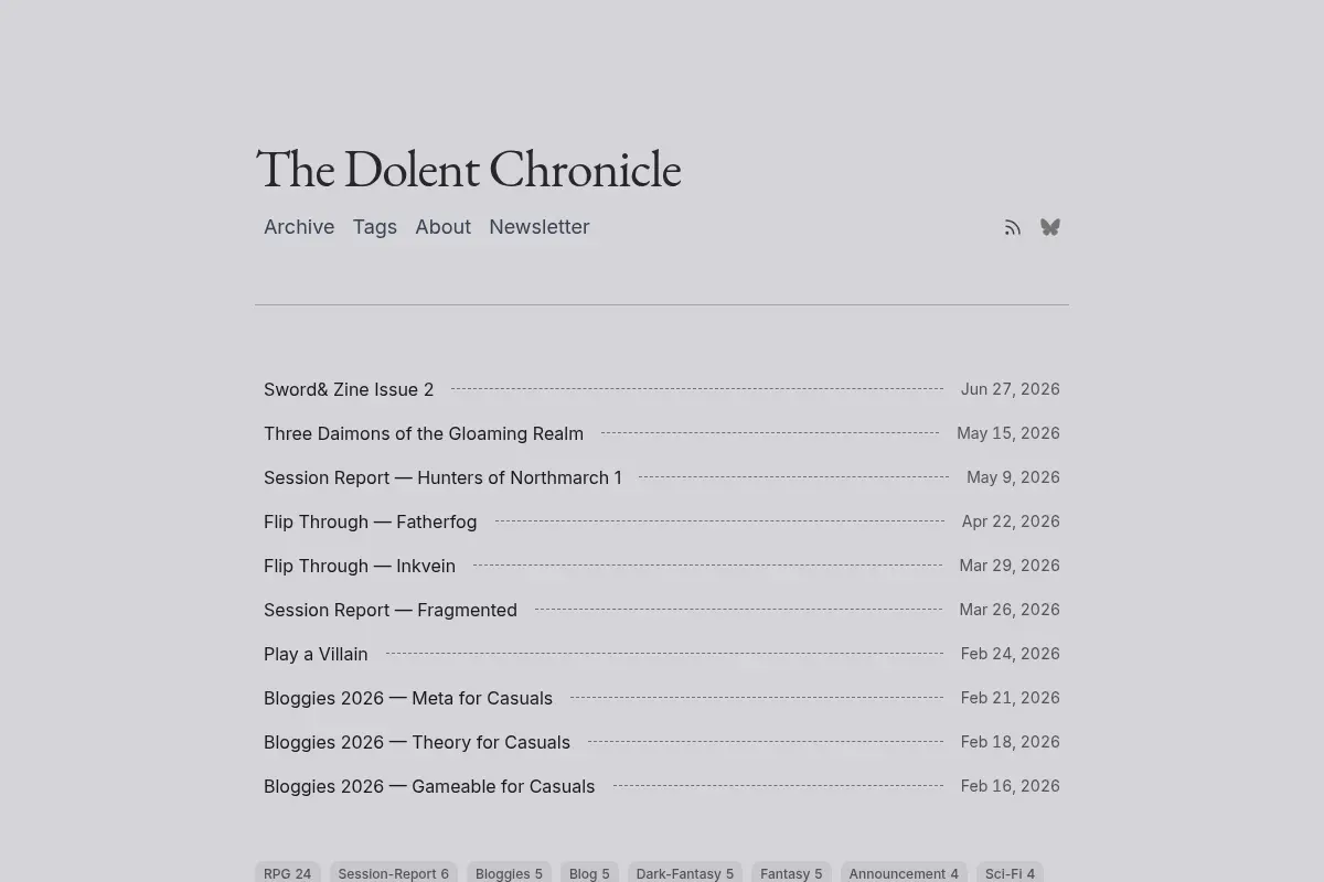The Dolent Chronicle