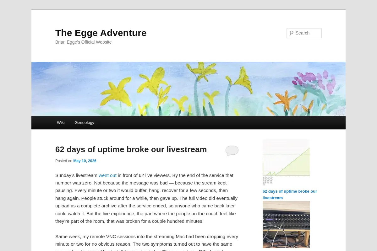 The Egge Adventure