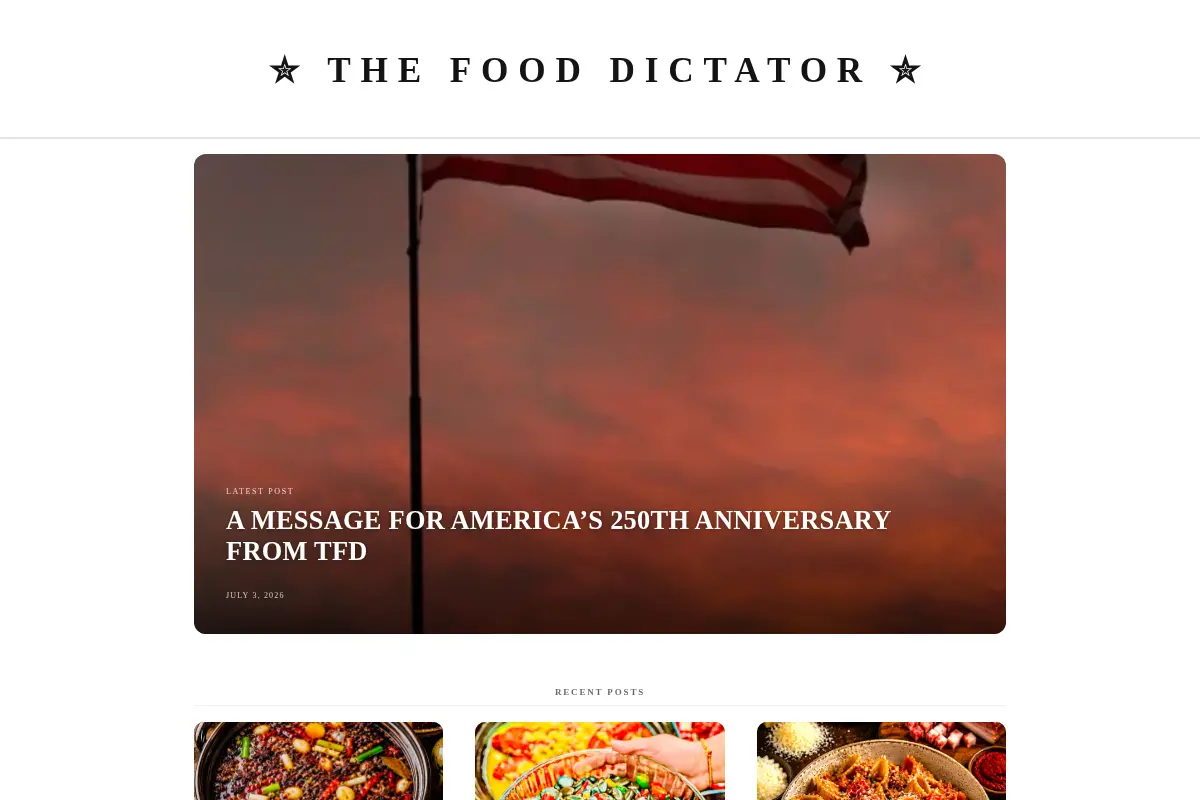 The Food Dictator