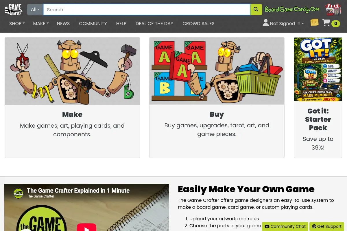 The Game Crafter